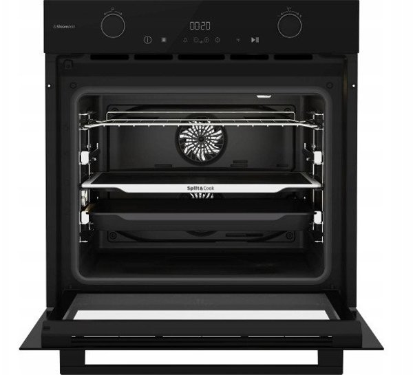 Beko Φούρνος BCBVMS17400KSBS Πολυλειτουργικός, Μαύρος
