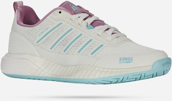 Παπούτσια padel για γυναίκες K-SWISS ULTRA COURT PADEL λευκό/λιλά EU37,5