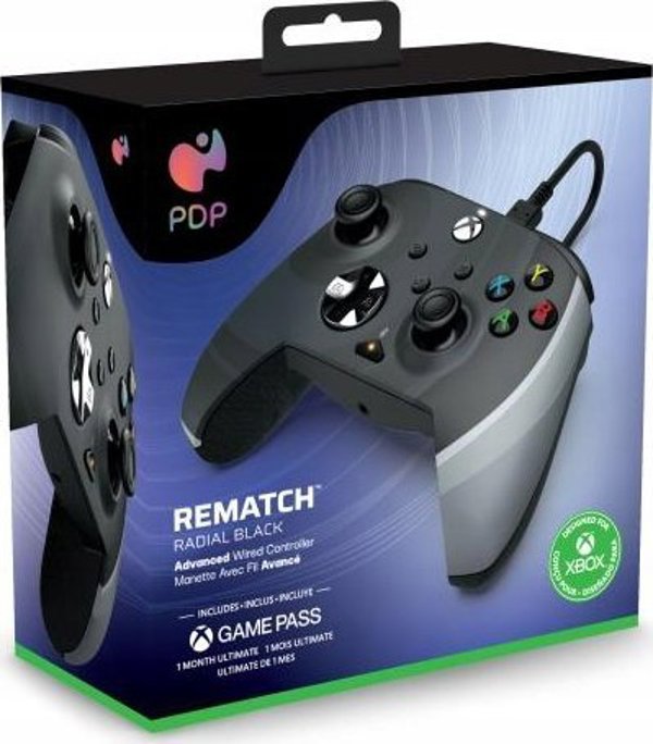 Pad PDP PDP Radial Black Rematch Controller Xbox Series X/S & PC