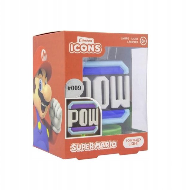 Paladone Icon Super Mario POW Light