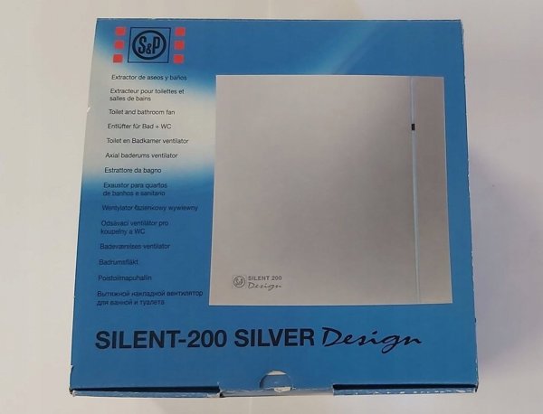 Palau Palau Ανεμιστήρας SILENT-200 CHZ Ασημί DESIGN - 3C 5210606000