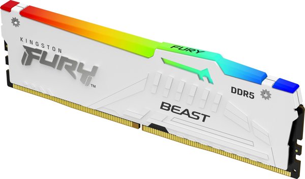 Μνήμη Kingston Fury Beast RGB, DDR5, 32 GB, 6000MHz, CL30 (KF560C30BWEA-32)