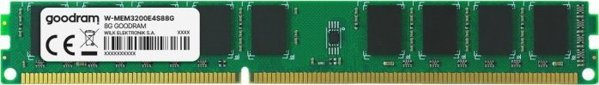 Μνήμη διακομιστή GoodRam DDR4, 8 GB, 3200 MHz, CL22 (W-MEM3200E4S88G)