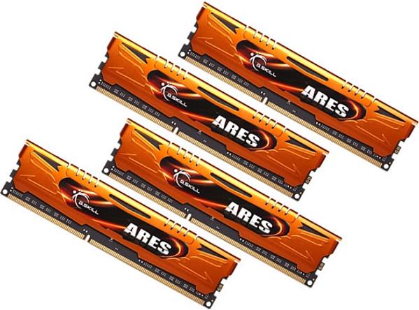 Μνήμη G.Skill Ares, DDR3, 32 GB, 1600MHz, CL10 (F3-1600C10Q-32GAO)