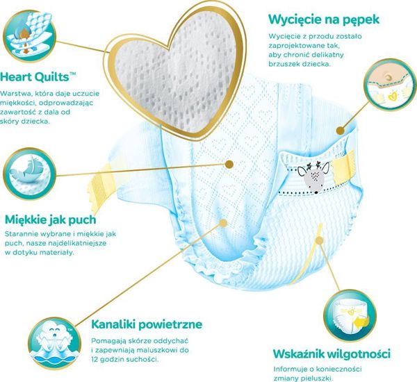 Pampers Πάνες Premium Care 4, 9-14 κιλά, 104 τεμ.