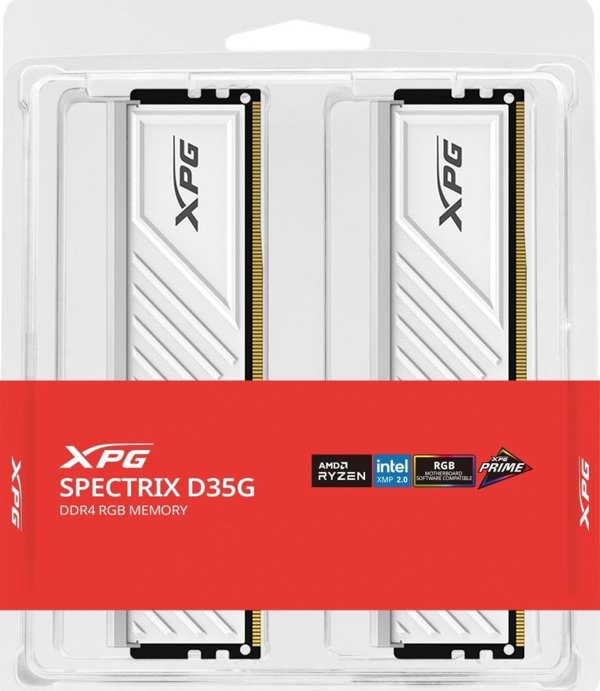 Μνήμη ADATA XPG Spectrix D35G, DDR4, 32 GB, 3600MHz, CL18 (AX4U360016G18I-DTWHD35G)