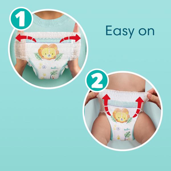 Pampers Παντελόνια Πάνες 4, 9-15 κιλά, 176 τεμ.