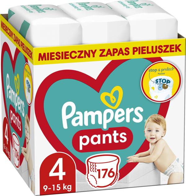 Pampers Παντελόνια Πάνες 4, 9-15 κιλά, 176 τεμ.
