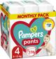 Pampers Παντελόνια Πάνες 4, 9-15 κιλά, 176 τεμ.
