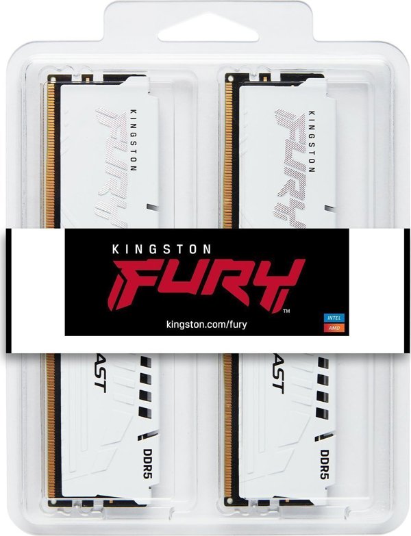 Μνήμη Kingston Fury Beast DDR5, 32 GB, 5200MHz, CL36 (KF552C36BWEK2-32)