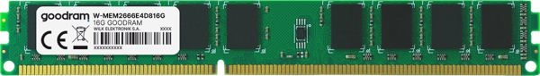 Μνήμη διακομιστή GoodRam DDR4, 16 GB, 2666 MHz, CL19 (W-MEM2666E4D816G)