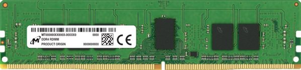 Μνήμη διακομιστή Micron DDR4, 8 GB, 3200 MHz, CL22 (MTA9ASF1G72PZ-3G2R)