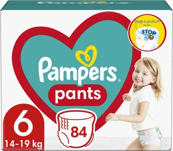 Pampers Παντελόνια Πάνες 6, 14-19 κιλά, 84 τεμ.
