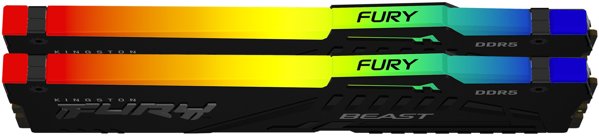 Kingston Technology FURY Beast RGB μονάδα μνήμης 128 GB 2 x 64 GB DDR5