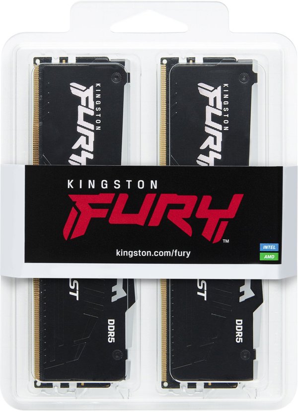 Kingston Technology FURY Beast RGB μονάδα μνήμης 128 GB 2 x 64 GB DDR5