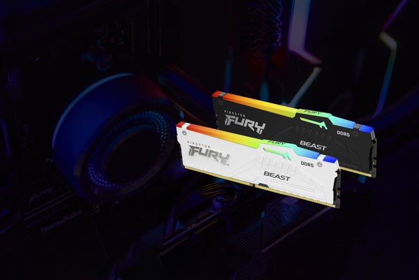 Kingston Technology FURY Beast RGB μονάδα μνήμης 128 GB 2 x 64 GB DDR5