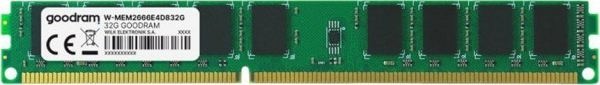 Μνήμη Server GoodRam 32GB (1x32GB) 2666MHz DDR4 ECC DRx8 VLP