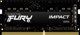 Μνήμη για φορητό υπολογιστή Kingston Fury Impact, SODIMM, DDR4, 32 GB, 3200 MHz, CL20 (KF432S20IBK2/32)