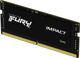 Μνήμη για φορητό υπολογιστή Kingston Fury Impact, SODIMM, DDR5, 16 GB, 4800 MHz, CL38 (KF548S38IBK2-16)