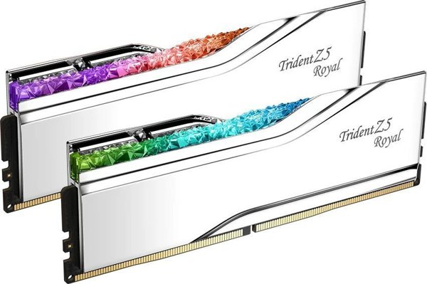 G.SKILL TRIDENT Z5 ROYAL RGB DDR5 2X48GB 6800MHZ CL34 SILVER F5-6800J3446F48GX2-TR5S
