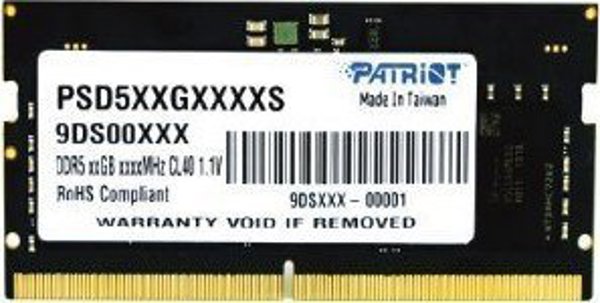 Μνήμη για φορητό υπολογιστή Patriot PATRIOT DDR5 32GB SIGNATURE 4800MHz SO-DIMM