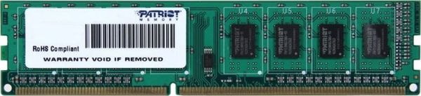 Μνήμη Patriot Signature, DDR3, 4 GB, 1600MHz, CL11 (PSD34G160081)