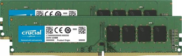 Μνήμη Crucial DDR4, 16 GB, 2400MHz, CL17 (CT2K8G4DFS824A)