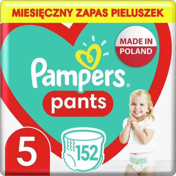 Pampers Παντελόνια Πάνες 5, 12-17 kg, 152 τεμ.