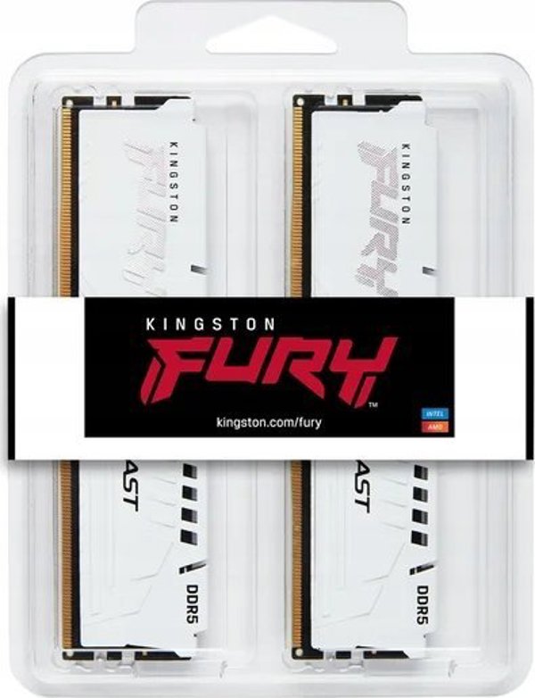 Μνήμη Kingston Fury Beast, DDR5, 32 GB, 6000MHz, CL36 (KF560C36BWE2K2-32)