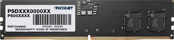Μνήμη Patriot Signature, DDR5, 16 GB, 4800MHz, CL40 (PSD516G480081)