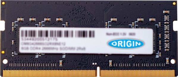 Μνήμη για φορητό υπολογιστή Origin SODIMM, DDR4, 16 GB, 3200 MHz, (OM16G43200SO1RX8NE12)