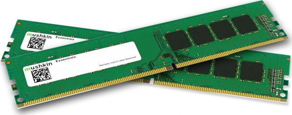 Mushkin Essentials Μνήμη RAM 32GB DDR4 3200MHz CL22 (2x16GB) - MES4U320NF16GX2
