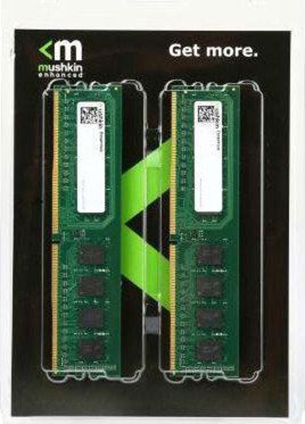 Mushkin Essentials Μνήμη RAM 32GB DDR4 3200MHz CL22 (2x16GB) - MES4U320NF16GX2
