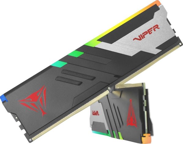 Μνήμη Patriot Viper Venom RGB, DDR5, 64 GB, 5600MHz, CL40 (PVVR564G560C40K)