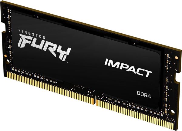 Μνήμη για φορητό υπολογιστή Kingston Fury Impact, SODIMM, DDR4, 32 GB, 3200 MHz, CL20 (KF432S20IB/32)