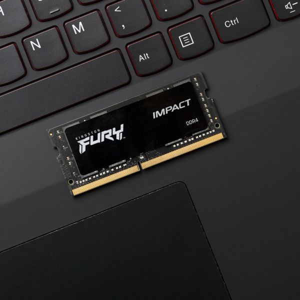 Μνήμη για φορητό υπολογιστή Kingston Fury Impact, SODIMM, DDR4, 32 GB, 3200 MHz, CL20 (KF432S20IB/32)
