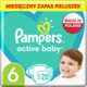 Pampers Active Baby Πάνες Νο 6, 13-18 kg, 128 Τεμάχια