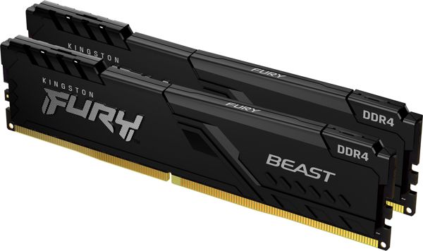 Μνήμη Kingston Fury Beast, DDR4, 32 GB, 3200MHz, CL16 (KF432C16BB1K2/32)