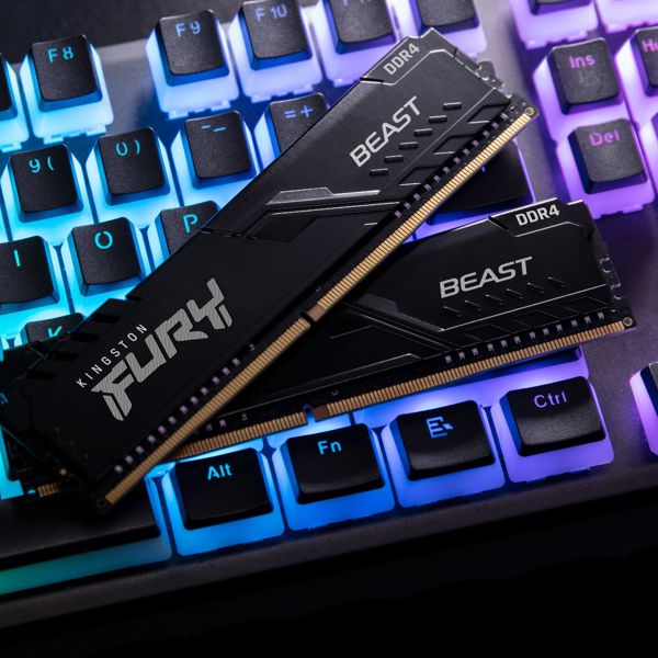 Μνήμη Kingston Fury Beast, DDR4, 32 GB, 3200MHz, CL16 (KF432C16BB1K2/32)