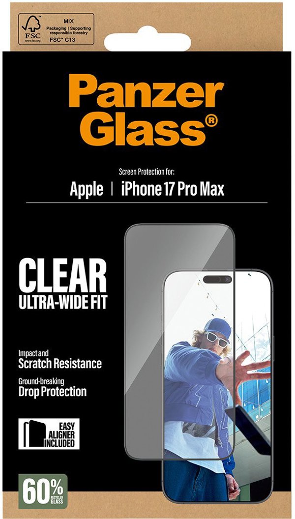 PanzerGlass Προστατευτικό Οθόνης Για iPhone 17 Pro - Tempered Glass