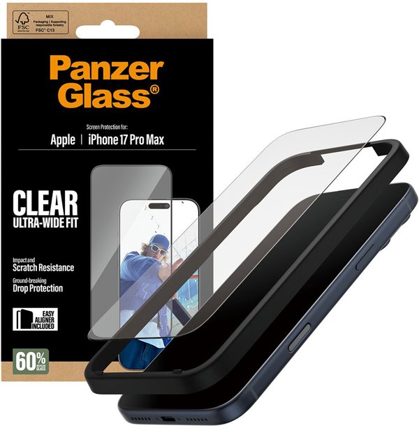 PanzerGlass Προστατευτικό Οθόνης Για iPhone 17 Pro - Tempered Glass