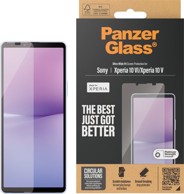 Προστατευτικό οθόνης PanzerGlass PanzerGlass Sony Xperia 10 VI / UWF 13399656 5715685000355