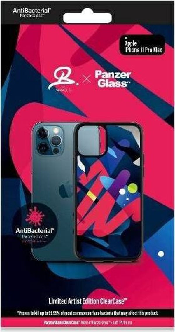 PanzerGlass PanzerGlass ClearCase iPhone 11 Pro Max Mikael B Limited Artist Edition Antibacterial