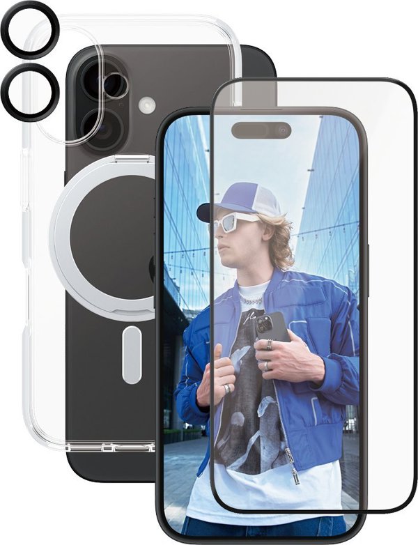PanzerGlass CARE Feature 3-in-1 Ceramic  iPhone '24 6.1"