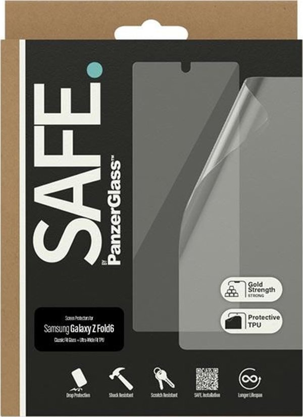 PanzerGlass SAFE by PanzerGlass Sam Z Fold6 F956 Bundle 2in1 Screen Protector Ultra Wide-Fit + TPU Classic Fit SAFE95869