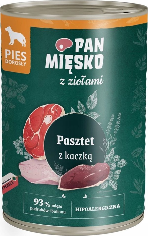 Pan Mięsko Πατέ με Πάπια για Σκύλους 400g