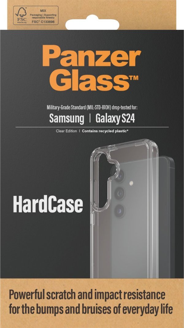PanzerGlass PanzerGlass HardCase Sam S24 S921 Στρατιωτικής ποιότητας διαφανές 1213