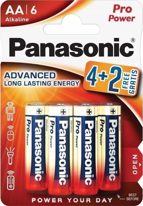 Μπαταρία Panasonic Pro Power LR6PPG/6B (4+2)
