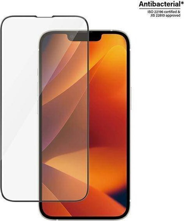 PanzerGlass PanzerGlass Ultra-Wide Fit - αντιβακτηριδιακό γυαλί για iPhone 14 / 13 Pro/ 13 μαύρο πλαίσιο