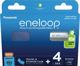 Panasonic Eneloop Επαναφορτιζόμενες Μπαταρίες AAA Ni-MH 800mAh 1.2V, 4τμχ με Θήκη Αποθήκευσης